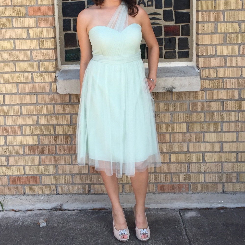 Jenny Yoo convertible bridesmaid dress in Mint. Size 4